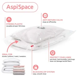 Vakuumpåse 2-pack, 100x80cm, Compactor