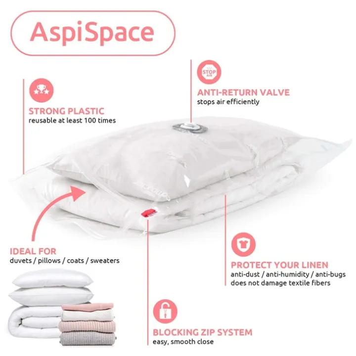 Vakuumpåse 2-pack, 100x80cm, Compactor