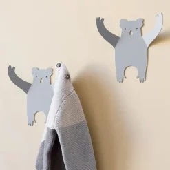 Väggkrok i återvunnen metall, Koala
